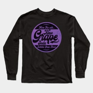 Purple Grape Flavor Soda Long Sleeve T-Shirt